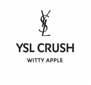 YSL YSL CRUSH WITTY APPLE logo