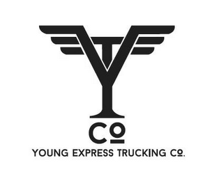 YT CO YOUNG EXPRESS TRUCKING CO. logo