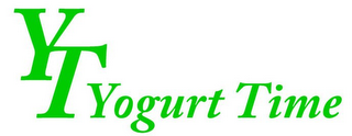 YT YOGURT TIME logo