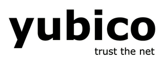 YUBICO TRUST THE NET logo