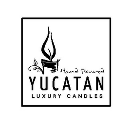 YUCATAN LUXURY CANDLES HAND POURED logo