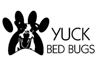 YUCK BED BUGS logo