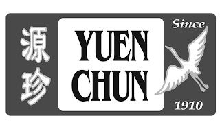 YUEN CHUN SINCE 1910 logo