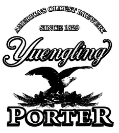YUENGLING PORTER AMERICA'S OLDEST BREWERY SINCE 1829 logo