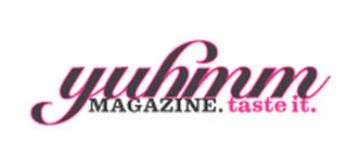 YUHMM MAGAZINE. TASTE IT. logo