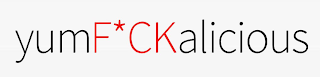 YUMF*CKALICIOUS logo