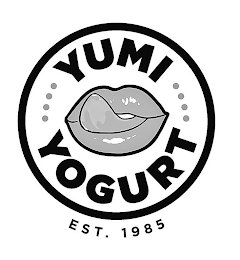YUMI YOGURT EST. 1985 logo