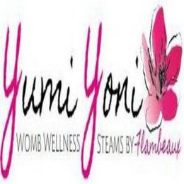 YUMI YONI WOMB WELLNESS STEAMS BY FLAMBEAUX logo