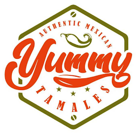 YUMMY AUTHENTIC MEXICAN TAMALES logo