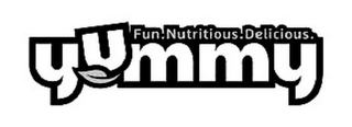 YUMMY FUN.NUTRITIOUS.DELICIOUS. logo