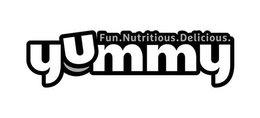 YUMMY FUN.NUTRITIOUS.DELICIOUS. logo