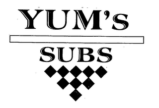 YUM'S SUBS logo