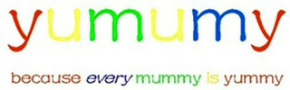 YUMUMY BECAUSE EVERY MUMMY IS YUMMY logo