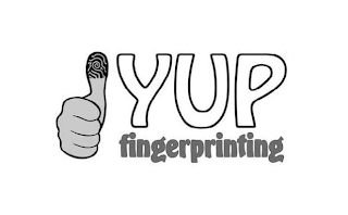 YUP FINGERPRINTING logo