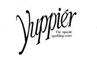 YUPPIER THE UPSCALE SPARKLING WATER logo