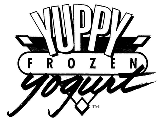YUPPY FROZEN YOGURT logo