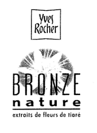 YVES ROCHER BRONZE NATURE EXTRAITS DE FLEURS DE TIARÉ logo