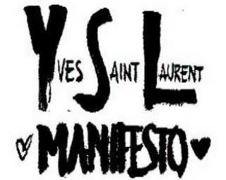 YVES SAINT LAURENT MANIFESTO logo