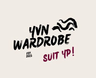 YVN WARDROBE EST. 2023 SUIT UP! logo