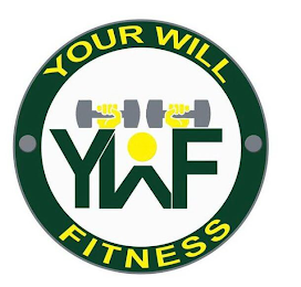 YWF YOUR WILL FITNESS logo