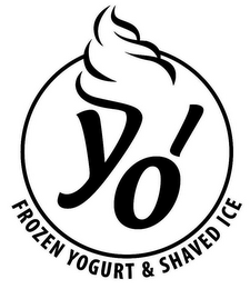 YÓ FROZEN YOGURT & SHAVED ICE logo