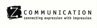 Z COMMUNICATION CONNECTING EXPRESSION WITH IMPRESSION logo