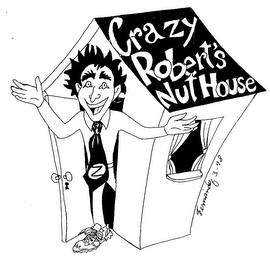 Z CRAZY ROBERT'S NUT HOUSE logo