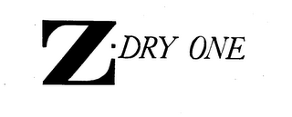 Z-DRY ONE logo