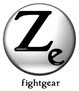 Z E ZEDEKIAH'S EYES FIGHTGEAR logo