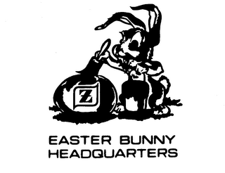 Z EASTER BUNNY HEADQUARTERS logo