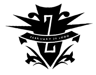 Z FEBRUARY 29 2000 logo