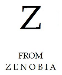 Z FROM ZENOBIA logo