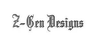 Z-GEN DESIGNS logo