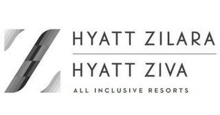 Z HYATT ZILARA HYATT ZIVA ALL INCLUSIVE RESORTS logo
