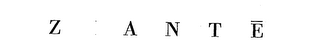 Z I A N T E logo