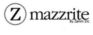 Z MAZZRITE BY ZAMM INC. logo