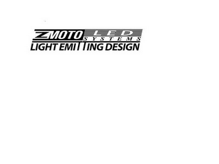 Z MOTO LED SYSTEMS LIGHT EMITTING DESIGN logo