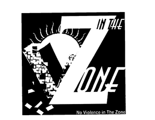 Z NO VIOLENCE IN THE ZONE logo