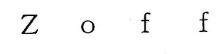 Z O F F logo