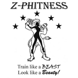 Z-PHITNESS TRAIN LIKE A BEAST LOOK LIKE A BEAUTY! logo