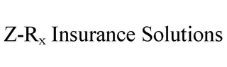 Z-RX INSURANCE SOLUTIONS logo