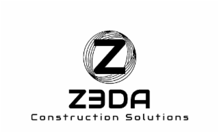 Z Z3DA CONSTRUCTION SOLUTIONS logo
