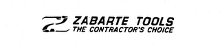 Z ZABARTE TOOLS THE CONTRACTOR'S CHOICE logo