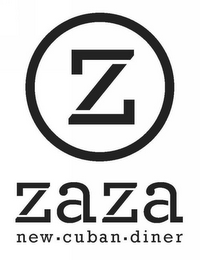 Z ZAZA NEW CUBAN DINER logo