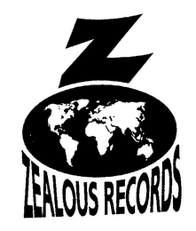 Z ZEALOUS RECORDS logo