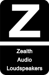 Z ZEALTH AUDIO LOUDSPEAKERS logo