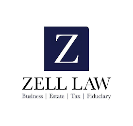 Z ZELL LAW BUSINESS ESTATE TAX FIDUCIARY logo