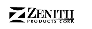Z ZENITH PRODUCTS CORP. logo