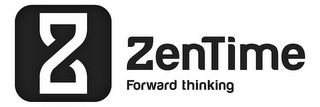 Z ZENTIME FORWARD THINKING logo