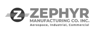 Z ZEPHYR MANUFACTURING CO. INC. AEROSPACE, INDUSTRIAL, COMMERCIAL logo